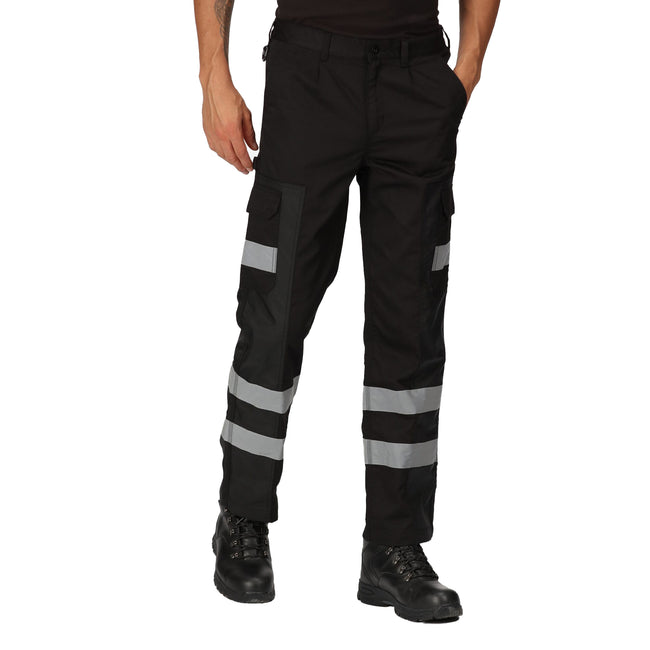 Black - Side - Regatta Professional Mens Trousers