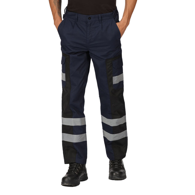 Navy - Side - Regatta Professional Mens Trousers