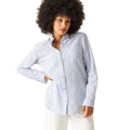 Hydrangea Blue - Lifestyle - Regatta Womens-Ladies Primevere Striped Shirt
