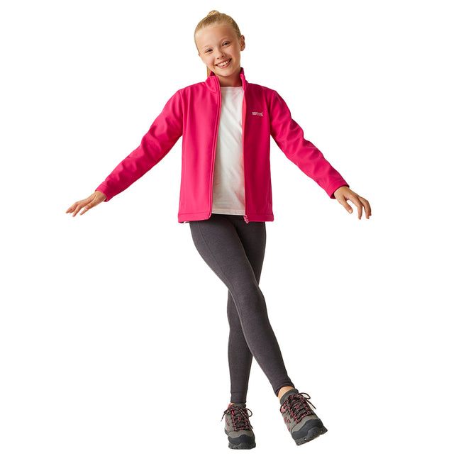 Pink Potion - Lifestyle - Regatta Childrens-Kids Cera Soft Shell Jacket