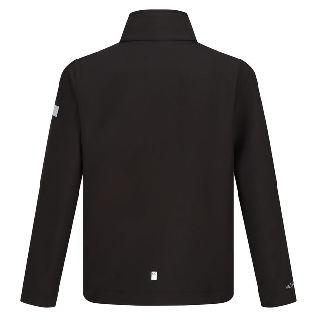 Black - Back - Regatta Childrens-Kids Cera Soft Shell Jacket