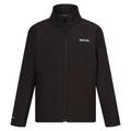 Black - Front - Regatta Childrens-Kids Cera Soft Shell Jacket