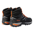 Ash-Blaze Orange - Back - Regatta Mens Samaris Pro II Suede Walking Boots