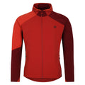 Tuscan Red-Syrah Red - Front - Dare 2B Mens Lattitudinal II Soft Shell Jacket