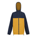 Navy-Mustard - Front - Regatta Mens Belcastel Waterproof Jacket