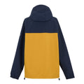 Navy-Mustard - Back - Regatta Mens Belcastel Waterproof Jacket