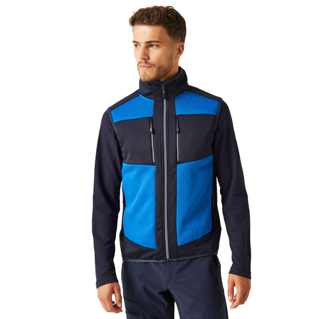 Strong Blue-Navy - Side - Regatta Professional Mens Stretch Body Warmer
