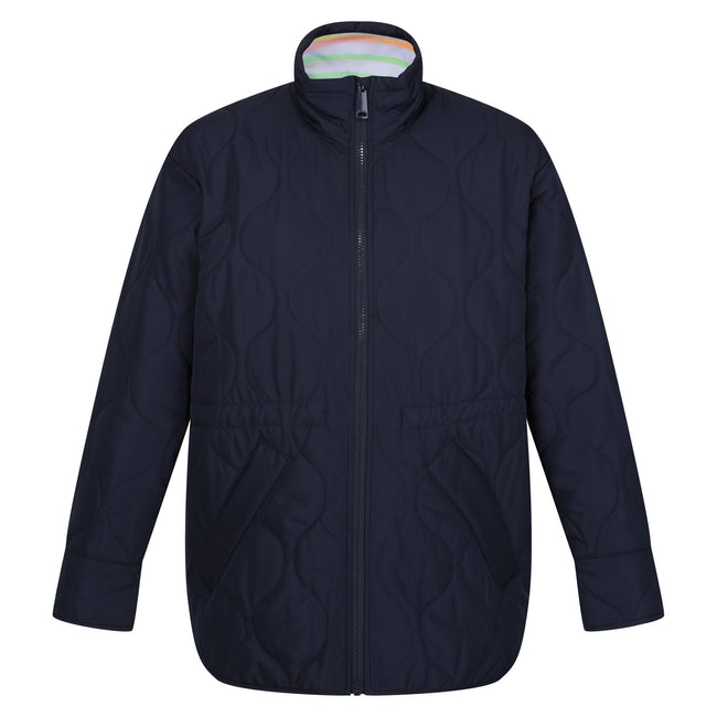 Navy - Front - Regatta Womens-Ladies Courcelle Quilted Jacket