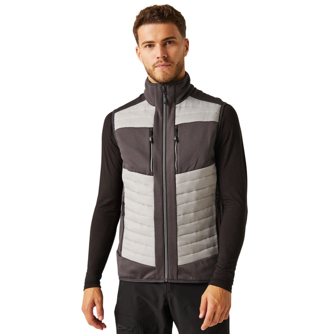 Mineral Grey-Ash - Side - Regatta Professional Unisex Adult Thermal Hybrid Body Warmer