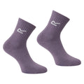 Pastel Marl - Back - Regatta Great Outdoors Womens-Ladies Marl Effect Socks (3 Pack)