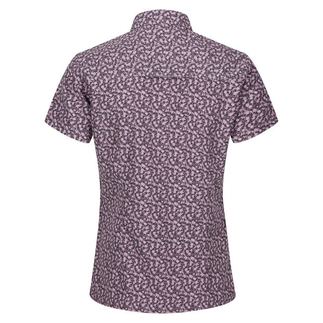 Heather - Back - Regatta Womens-Ladies Mindano VIII Ditsy Print Short-Sleeved Shirt