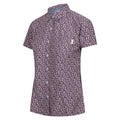 Heather - Side - Regatta Womens-Ladies Mindano VIII Ditsy Print Short-Sleeved Shirt