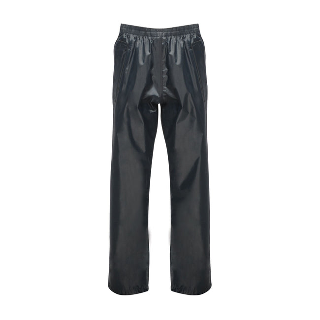 Navy - Front - Regatta Professional Childrens-Kids Waterproof Over Trousers