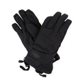 Black - Front - Regatta Unisex Adult Transition III Waterproof Winter Gloves
