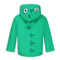 Jellybean Green - Back - Regatta Childrens-Kids Dinosaur Waterproof Jacket