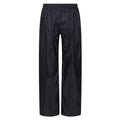 Navy - Back - Regatta Professional Childrens-Kids Waterproof Over Trousers