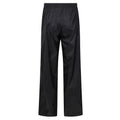 Black - Back - Regatta Professional Childrens-Kids Waterproof Over Trousers