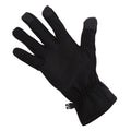 Black - Back - Regatta Unisex Adult Extol II Touch Screen Winter Gloves
