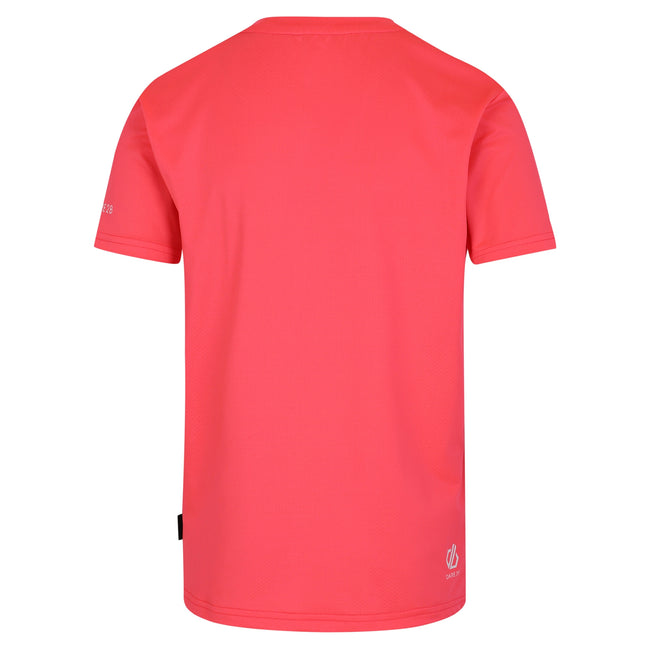 Neon Pink - Back - Dare 2B Childrens-Kids Amuse II Monkey T-Shirt
