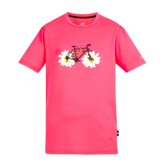 Neon Pink - Front - Dare 2B Childrens-Kids Amuse II Monkey T-Shirt