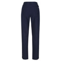Navy - Close up - Regatta Great Outdoors Womens-Ladies Geo Softshell II Long Leg Trousers
