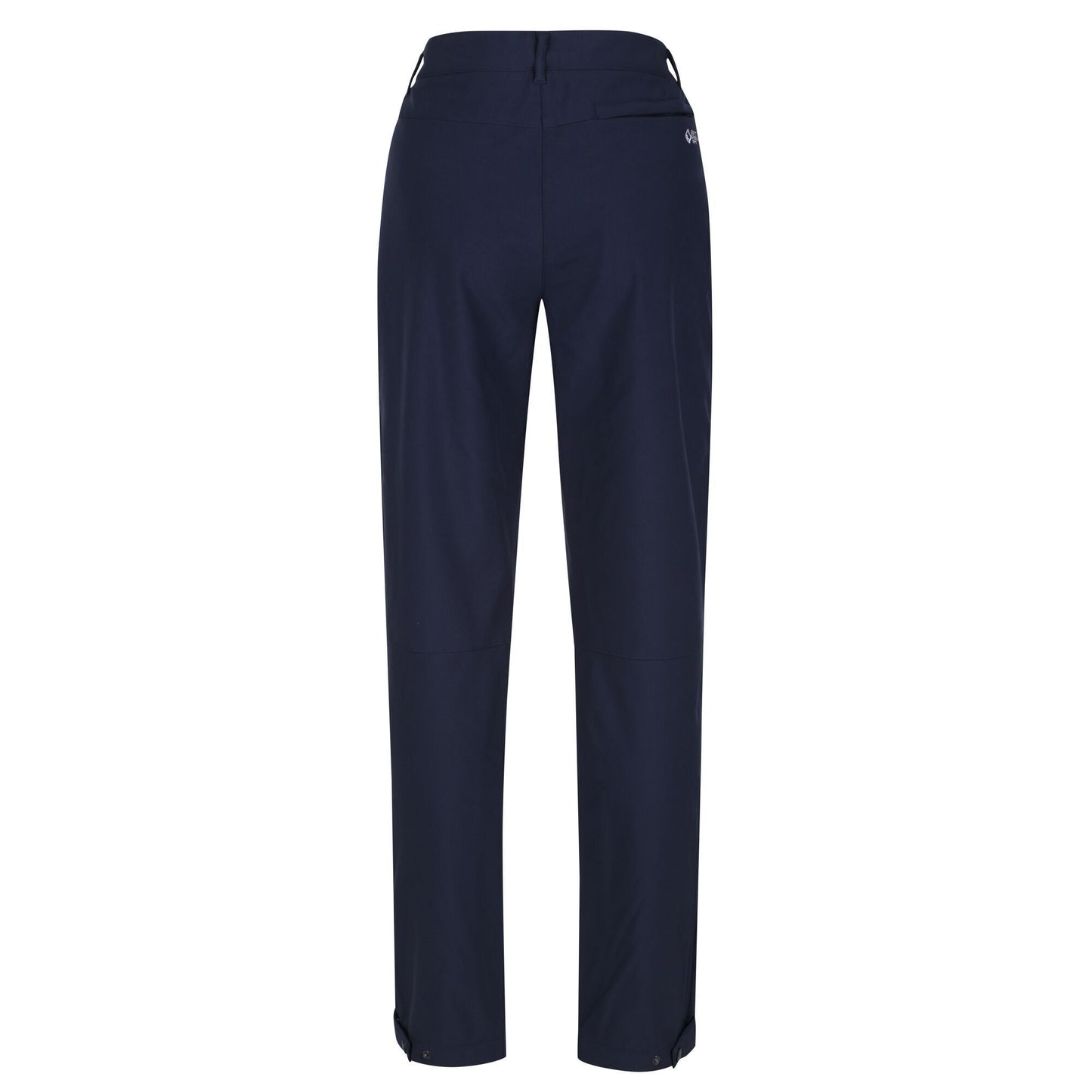 Navy - Close up - Regatta Great Outdoors Womens-Ladies Geo Softshell II Long Leg Trousers