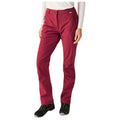 Rumba Red - Side - Regatta Great Outdoors Womens-Ladies Geo Softshell II Regular Leg Trousers