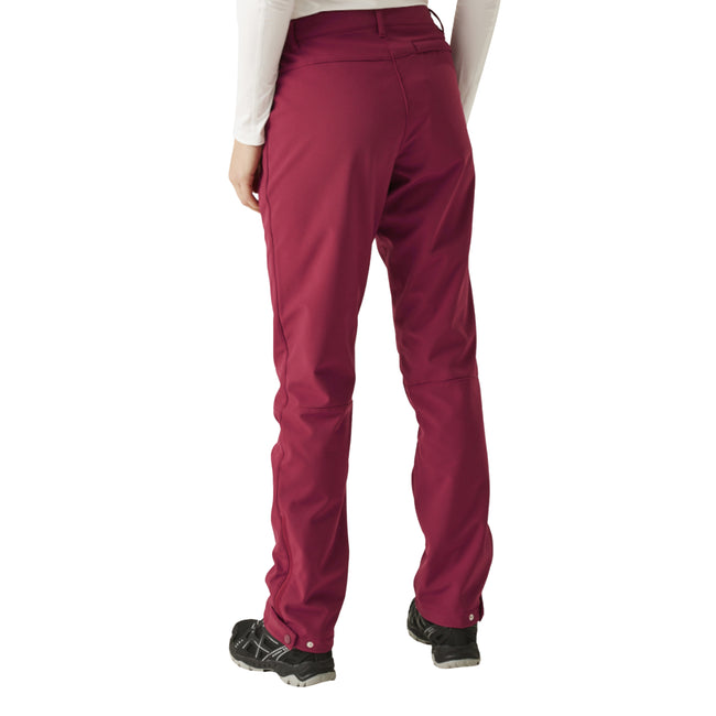 Rumba Red - Lifestyle - Regatta Great Outdoors Womens-Ladies Geo Softshell II Regular Leg Trousers