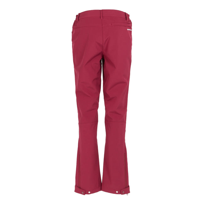 Rumba Red - Back - Regatta Great Outdoors Womens-Ladies Geo Softshell II Regular Leg Trousers