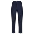 Navy - Front - Regatta Great Outdoors Womens-Ladies Geo Softshell II Short Leg Trousers