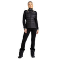 Black - Lifestyle - Dare 2B Womens-Ladies Icy Hybrid Padded Jacket