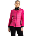Pure Pink - Side - Dare 2B Womens-Ladies Icy Hybrid Padded Jacket