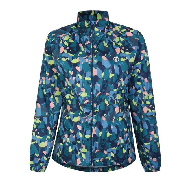 Fortune Green - Front - Dare 2B Womens-Ladies Resilient II Windshell Abstract Lightweight Jacket