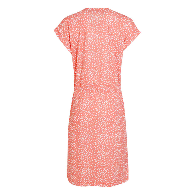Shell Pink - Back - Regatta Womens-Ladies Bayletta Polka Dot Midi Dress