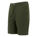 Dark Khaki - Side - Regatta Mens Dalry Multi Pocket Shorts