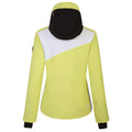 Yellow Plum-Black - Back - Dare 2B Womens-Ladies Chute Ski Jacket