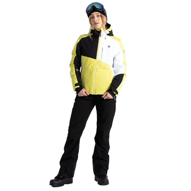 Yellow Plum-Black - Lifestyle - Dare 2B Womens-Ladies Chute Ski Jacket