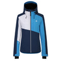 Moonlight Denim-Swedish Blue - Front - Dare 2B Womens-Ladies Chute Ski Jacket