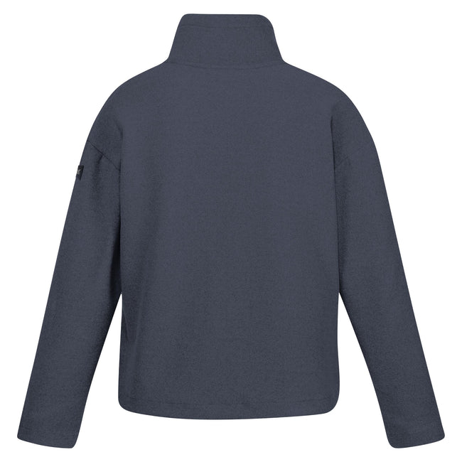 Navy - Back - Regatta Womens-Ladies Ashlynn Knitted Fleece Jacket