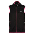 Black-Flamingo Pink - Front - Regatta Womens-Ladies Body Warmer