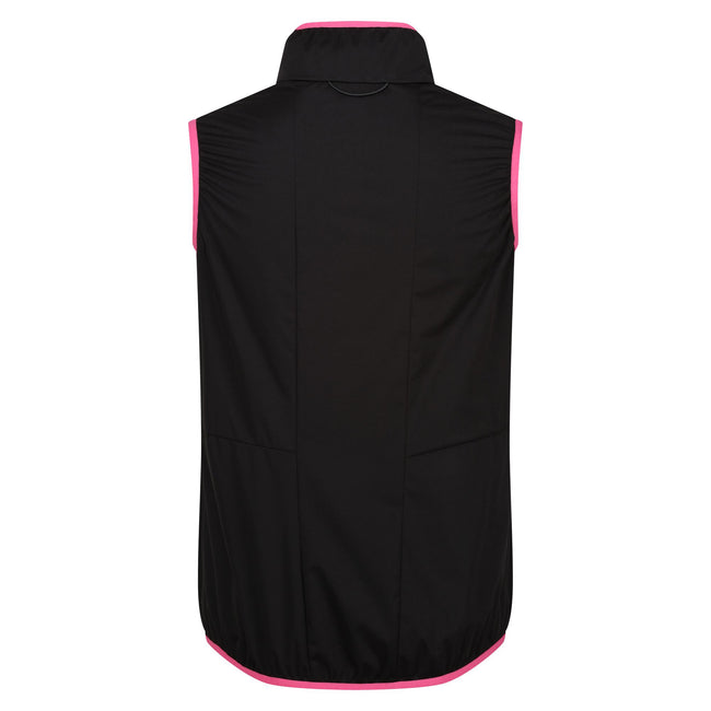Black-Flamingo Pink - Back - Regatta Womens-Ladies Body Warmer