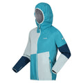Tahoe Blue-Bleached Aqua - Side - Regatta Womens-Ladies Tarvos VI Waterproof Jacket