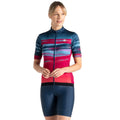 Berry Pink - Side - Dare 2B Womens-Ladies Stimulus Paint AEP Jersey