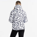 Black-White - Lifestyle - Dare 2B Womens-Ladies Society Graffiti Padded Jacket
