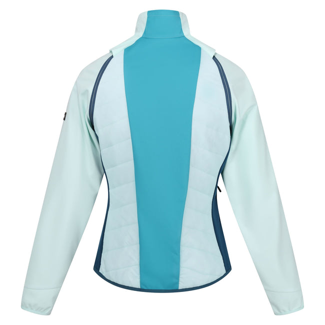 Bleached Aqua-Tahoe Blue - Back - Regatta Womens-Ladies Steren II Hybrid Jacket