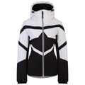 Black-White - Front - Dare 2B Womens-Ladies Rocker Hooded Jacket