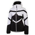 Black-White - Side - Dare 2B Womens-Ladies Rocker Hooded Jacket