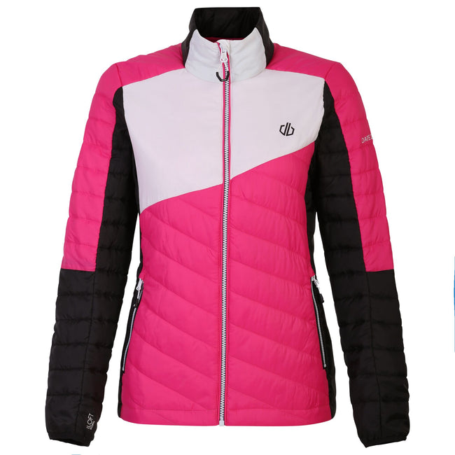 Pure Pink-White - Front - Dare 2B Womens-Ladies Surmise Jacket
