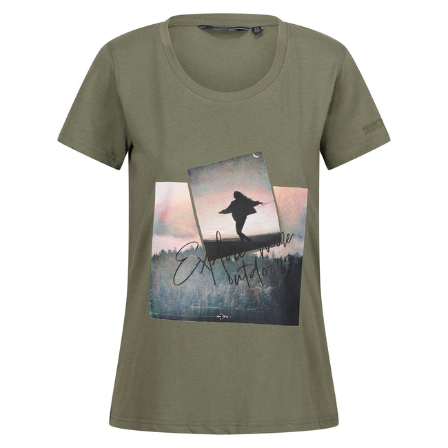 Four Leaf Clover - Front - Regatta Womens-Ladies Filandra VIII Photograph T-Shirt