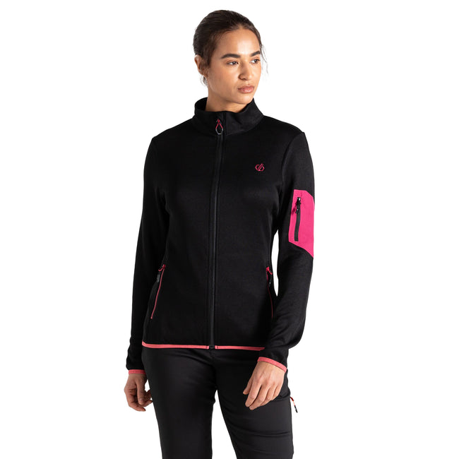 Black - Lifestyle - Dare 2B Womens-Ladies Mountain Series Full Zip Fleece Jacket